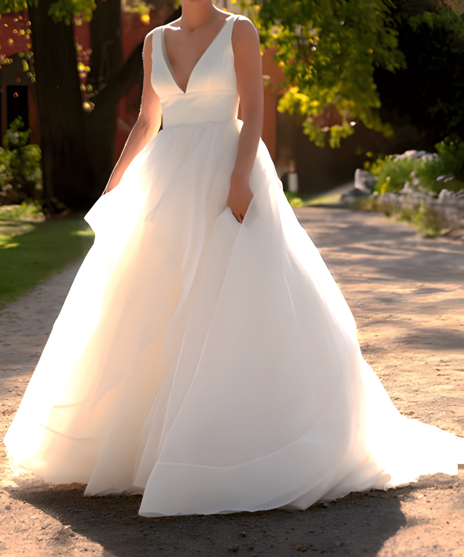 Vestido Usado Justin Alexander - 1802 - foto 1 de 7