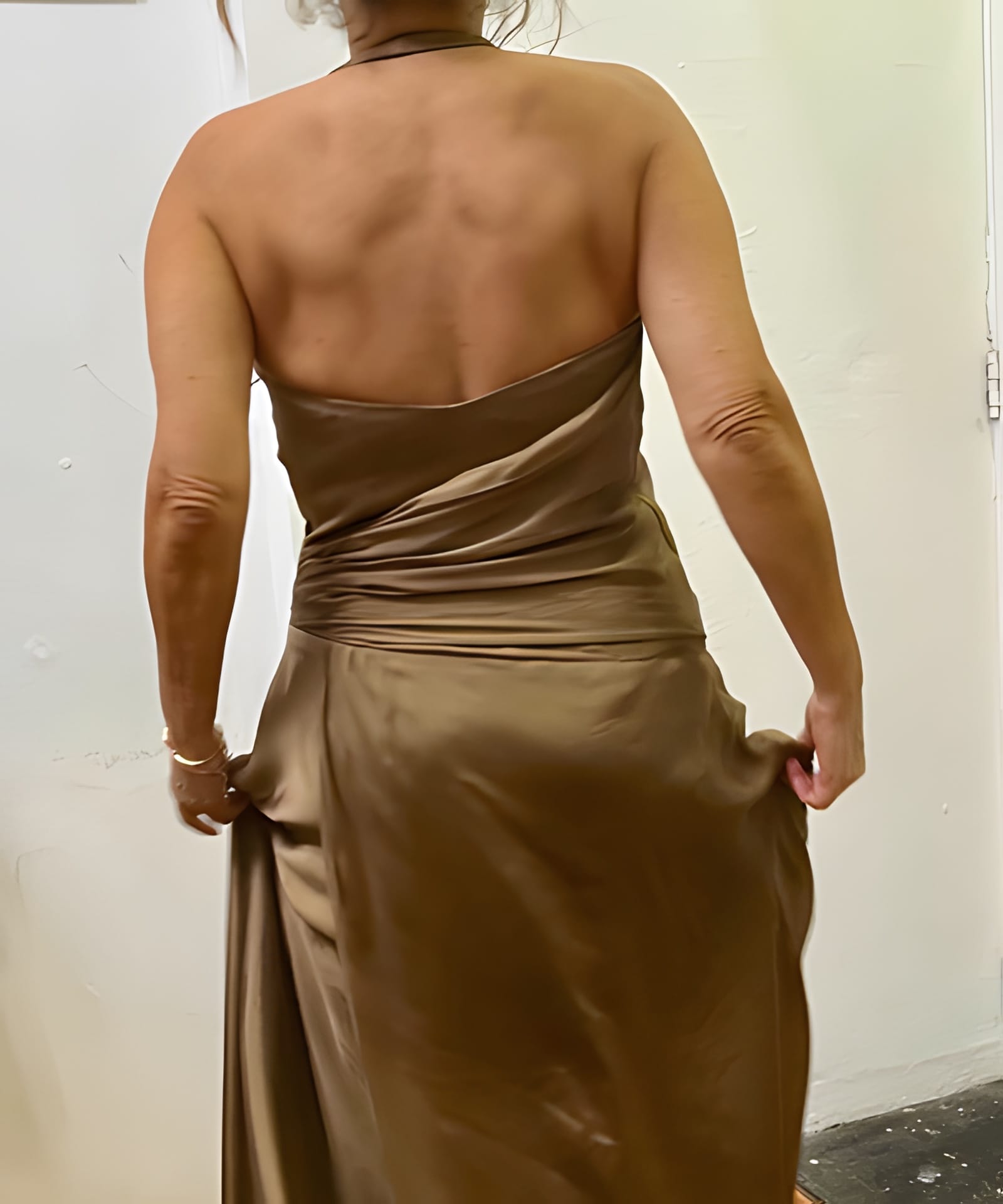 Vestido Madrina Usado Diseño Propio- 2429 - foto 4 de 5