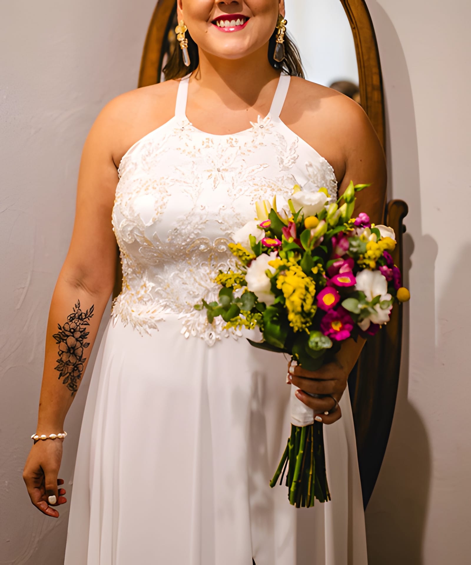 Vestido Usado Celeste Ruiz - 2296 - foto 4 de 6