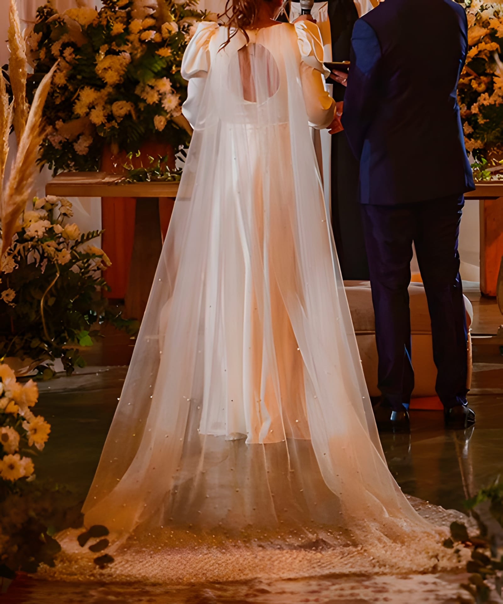 Vestido Usado Francisca Chicioada - 2086 - foto 2 de 5