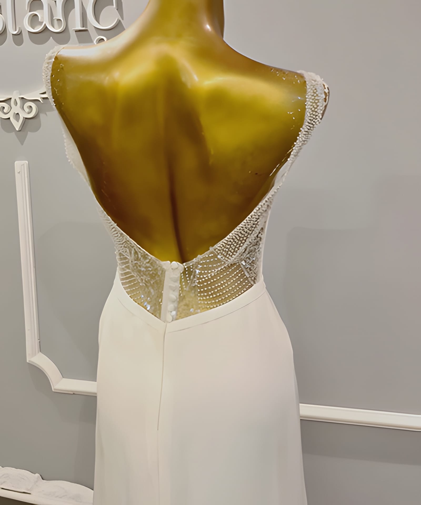 Vestido Usado Blanc Novias - 2203 - foto 5 de 6