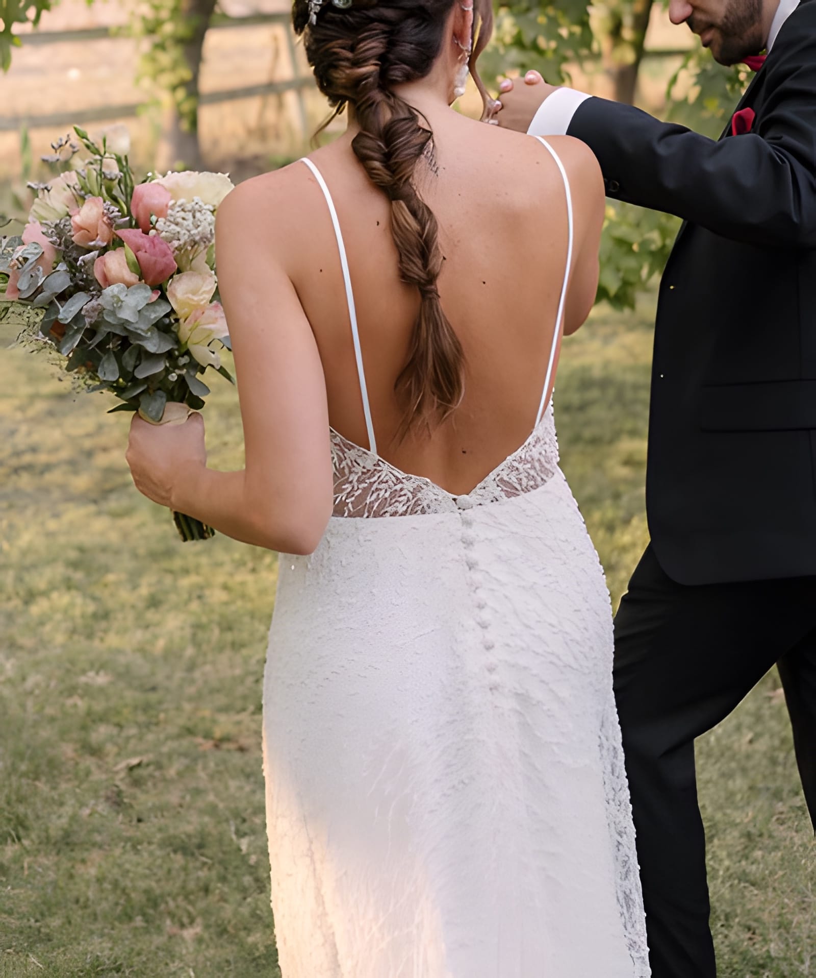 Vestido Usado Blanca Bonita - 2628 - foto 4 de 5