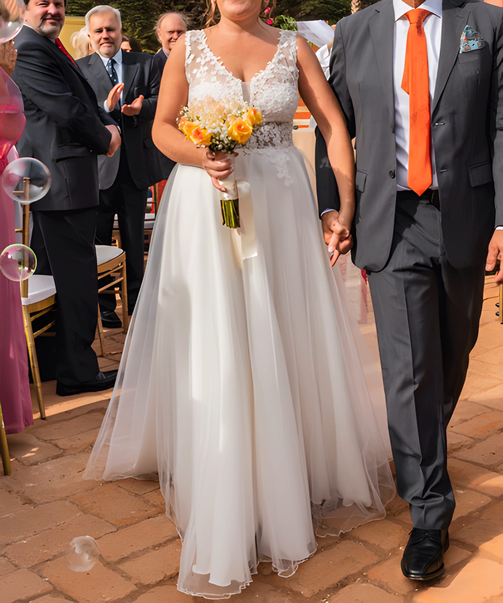 Vestido Usado Atelier Paola Castro - 1829 - foto 6 de 7