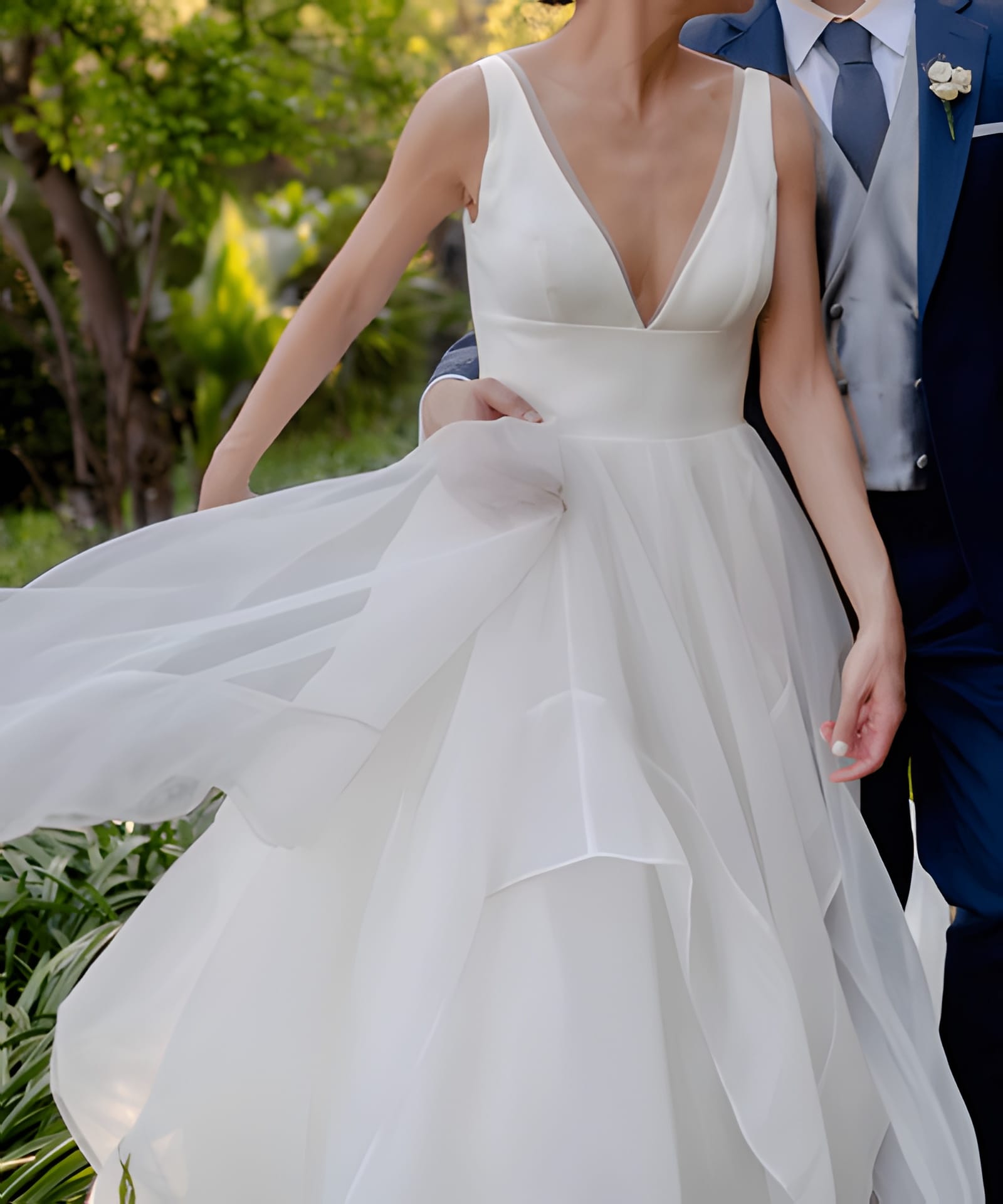 Vestido Usado Justin Alexander - 1802 - foto 6 de 7