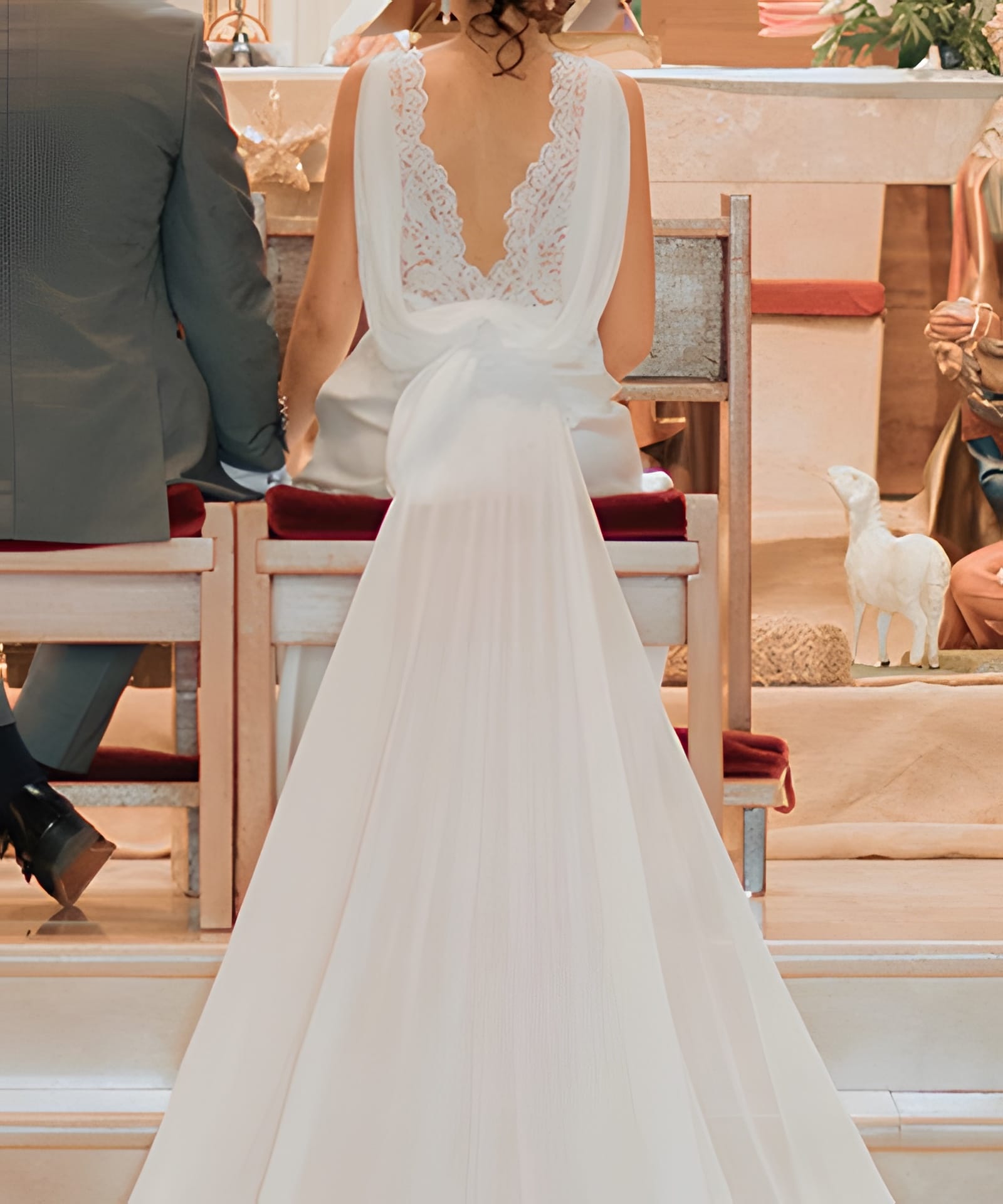 Vestido Usado Blanca Bonita - 2193 - foto 4 de 5