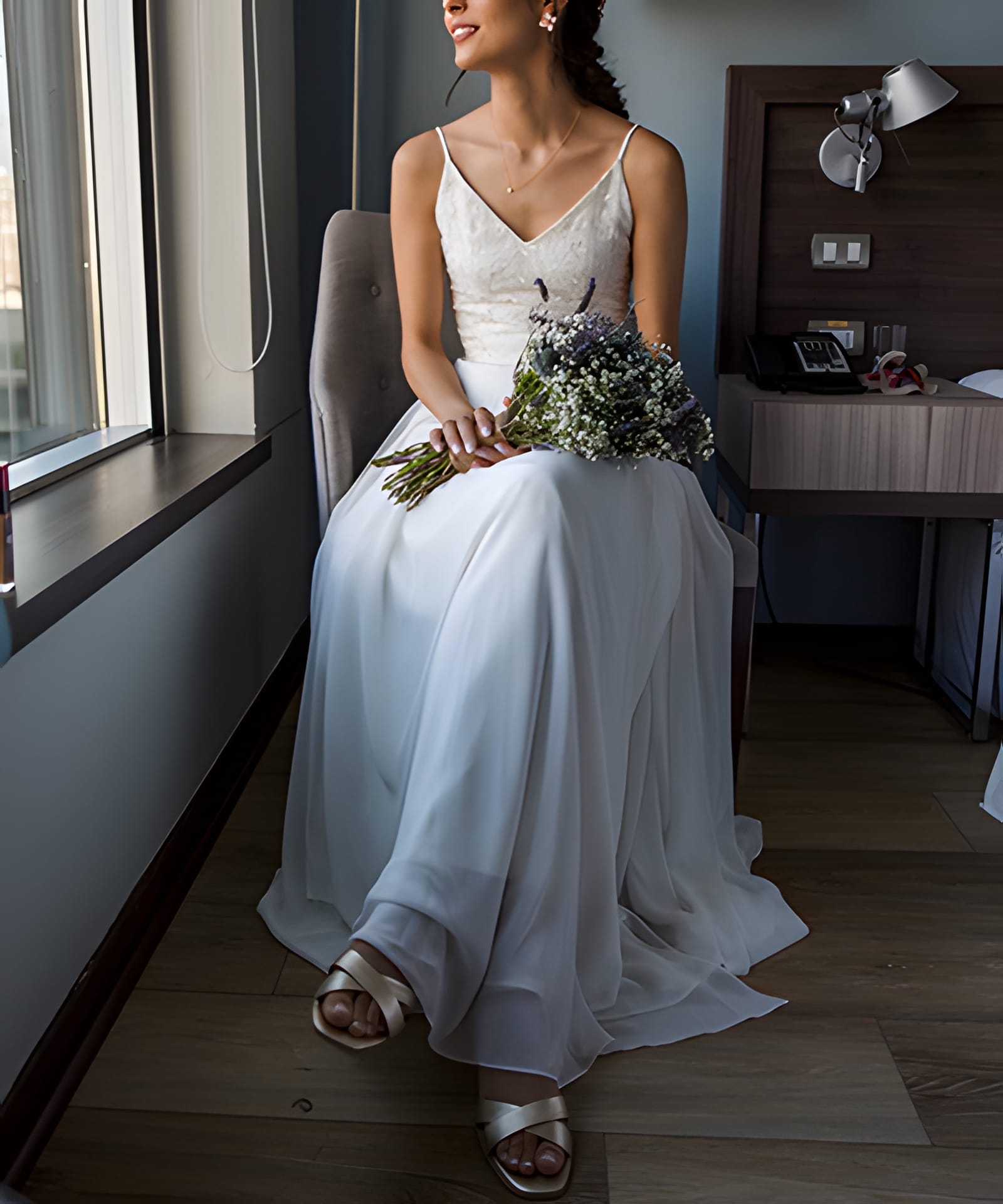Vestido Usado Carmen Zuñiga - 2202 - foto 4 de 5