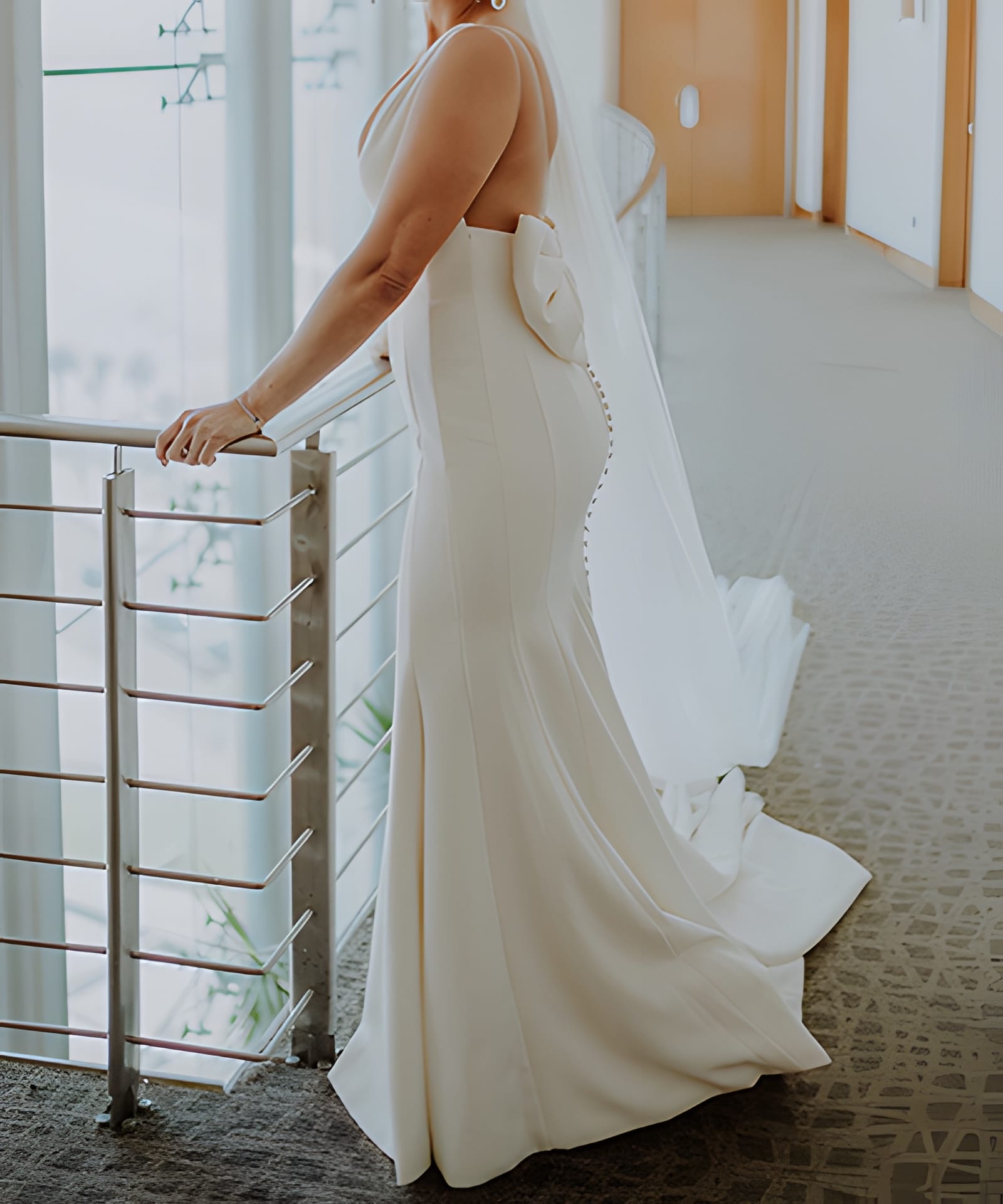 Vestido Usado Justin Alexander - 2034 - foto 6 de 7