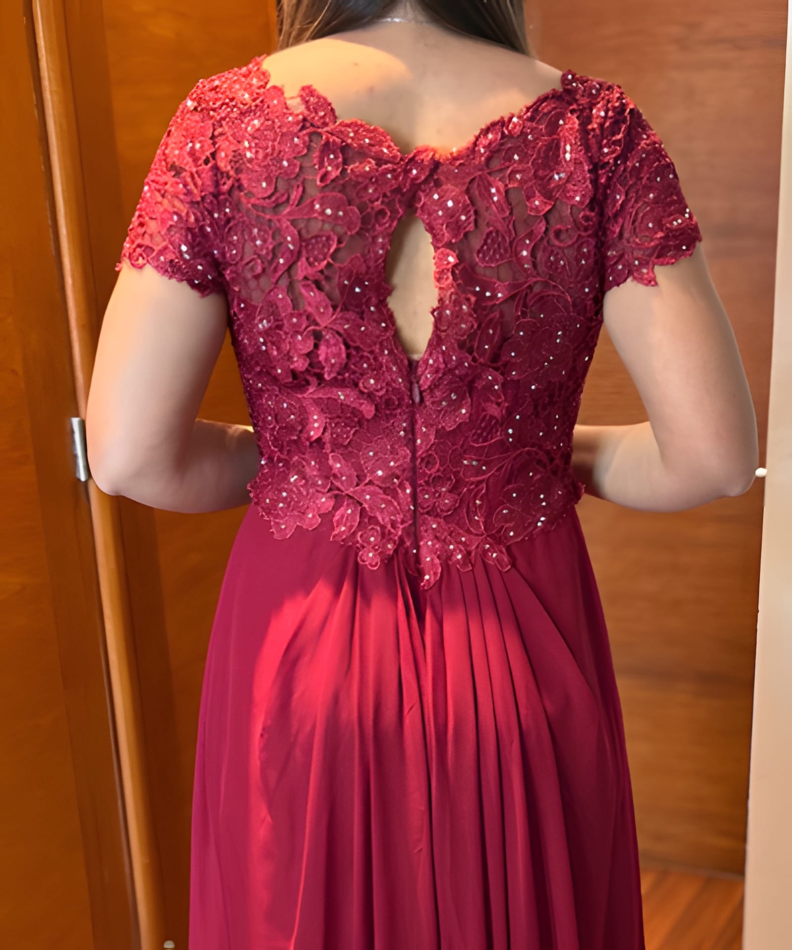 Vestido Madrina Usado Jjs House - 2414 - foto 4 de 4